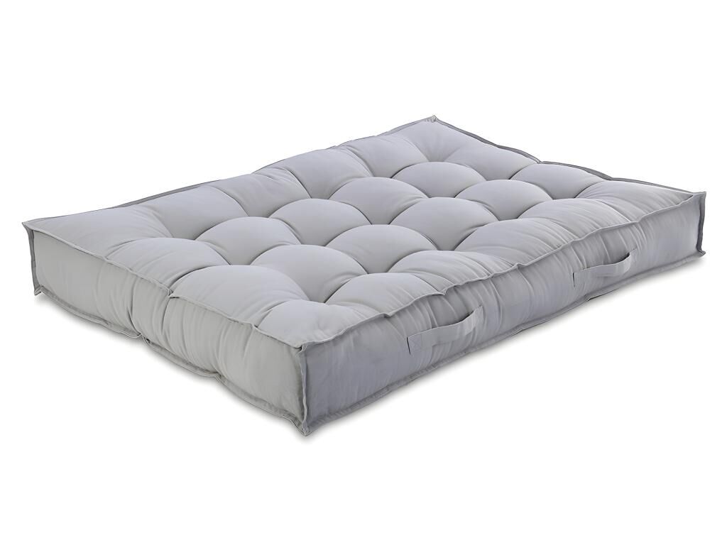 Vente-unique.ch Palettenauflage Sitzkissen BAILA - 80x120x15cm - Grau