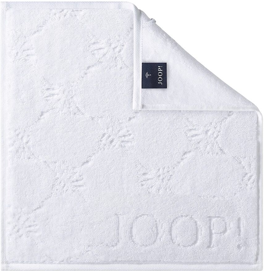 Cawö JOOP! Uni Cornflower Seiflappen Weiss