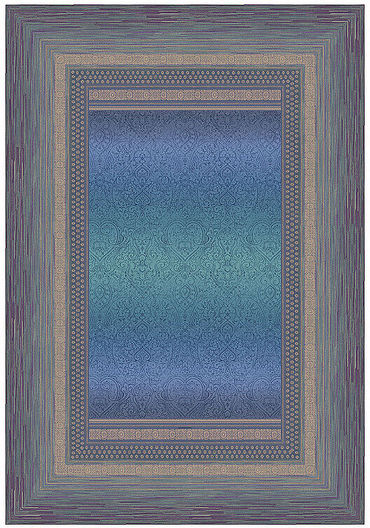 BASSETTI Tagesdecke - Plaid 135x190cm Nabucco blau   9314426