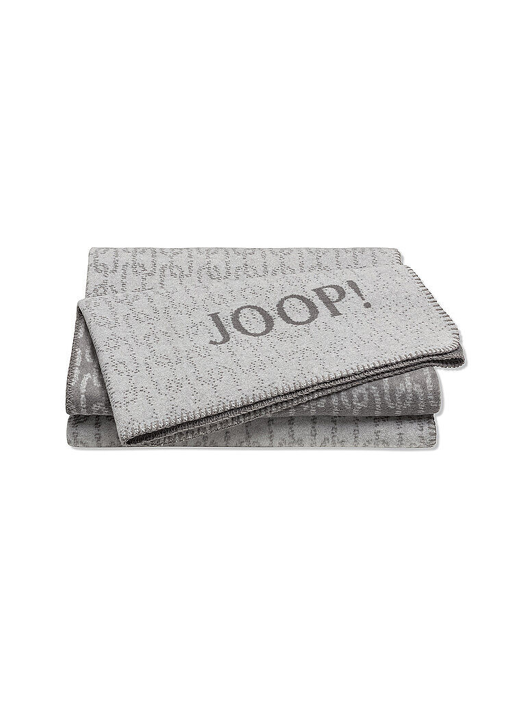 JOOP Wohndecke - Plaid 150x200cm Chains Silber/Stein silber   769046
