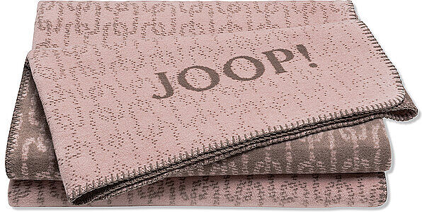 JOOP Wohndecke - Plaid 150x200cm Chains Rose/Taupe rosa   769053