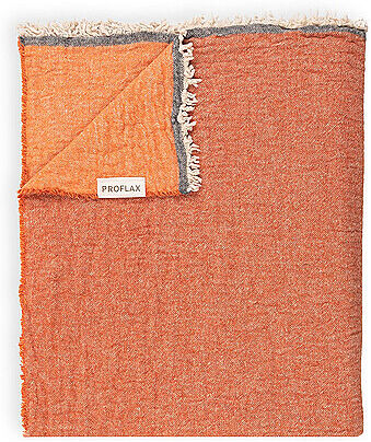 PROFLAX Tagesdecke - Plaid Franky 130x200cm Orange orange   8180