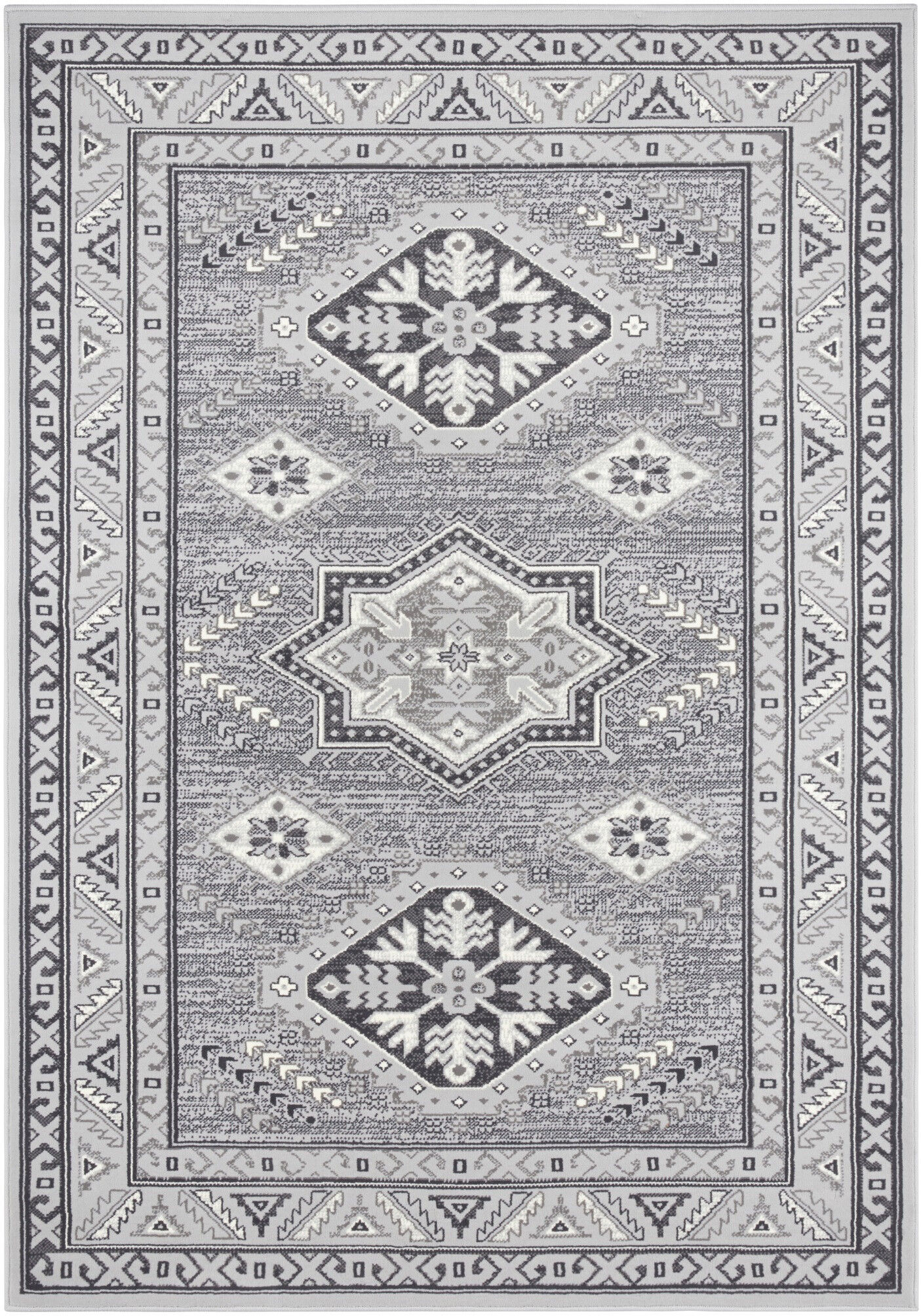 Nouristan - Hanse Home koberce Kusový koberec Mirkan 104101 Stonegrey - 80x150 cm