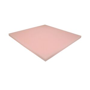 polstereibedarf-online Schaumstoff Rücken Kissen Rosa 50cm x 50cm x 2cm RG 24/22 sehr weich