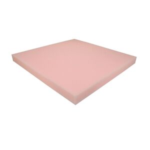 polstereibedarf-online Schaumstoff Rücken Kissen Rosa 50cm x 50cm x 4cm RG 24/22 sehr weich