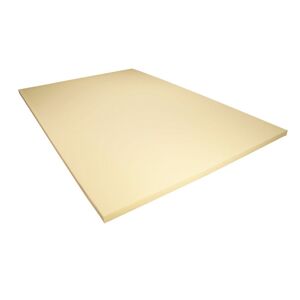 polstereibedarf-online Schaumstoff Platte Gelb 200cm x 130cm x 4cm RG 50/75 sehr hohe Festigkeit