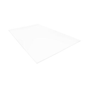 polstereibedarf-online Schaumstoff Platte Weiß 200cm x 130cm x 2cm RG 40/55 hohe Festigkeit