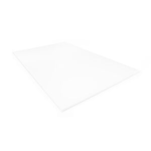 polstereibedarf-online Schaumstoff Platte Weiß 200cm x 130cm x 3cm RG 40/55 hohe Festigkeit