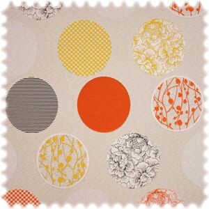 polstereibedarf-online AKTION Outdoor Jacquard Möbelstoff Sunny Day Gelb / Orange