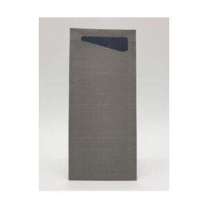 500 Serviettentaschen / Bestecktaschen Duni Sacchetto® Tissue Granite Grey