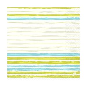 1000 Duni Tissue-Servietten 40 x 40 cm Elise Stripes 3-lagig