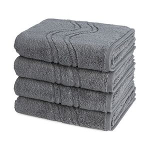 Ross Cashmere feeling Handtuch-Set (4er-Set) Handtücher Grau