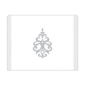 Sovie HORECA Eierwärmer Royal Line Silber aus Tissue 9-lagig, 105 x 82 mm, 150 Stück - Ornament