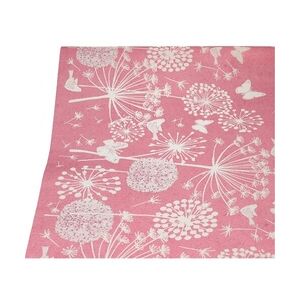 12 Rollen Tischdecke, Papier 3 m x 1,2 m fuchsia Meadow