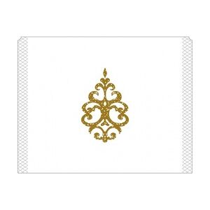 Sovie HORECA Eierwärmer Royal Line Gold aus Tissue 9-lagig, 105 x 82 mm, 150 Stück - Ornament