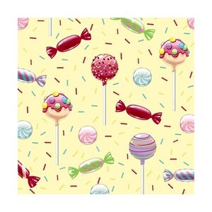 240 Duni Tissue-Servietten 33 x 33 cm Party Candy 3-lagig