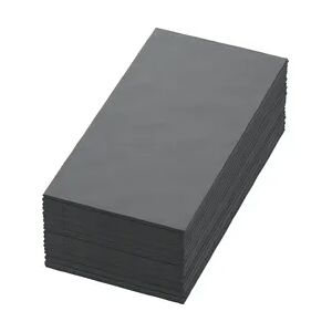 360 Duni Bio Dunisoft® Servietten 40 x 40 cm Granite Grey, 1/8-Falz