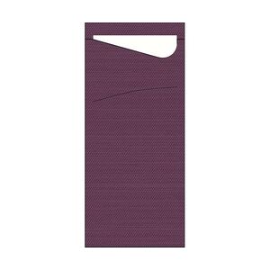 500 Serviettentaschen / Bestecktaschen Duni Sacchetto® Tissue Plum