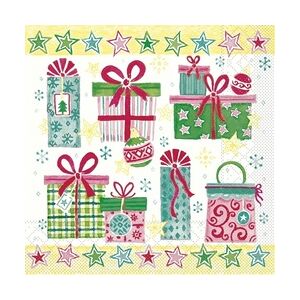 Sovie HOME Serviette Cady aus Tissue 33 x 33 cm, 20 Stück - Weihnachten