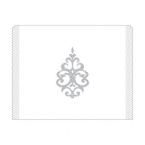 Sovie HORECA Eierwärmer Royal Line Silber aus Tissue 9-lagig, 105 x 82 mm, 150 Stück - Ornament