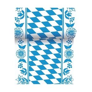 6 Rollen Oktoberfest Dunicel®-Tischläufer 0,15 x 20 m Bayernraute