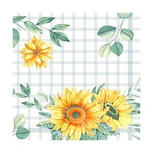 300 Duni Servietten ouate 40 x 40 cm Sunflower Day