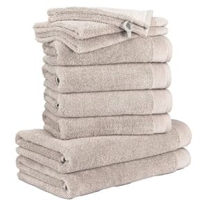 MÖVE Handtuchset 10-tlg. Cashmere POOLSIDE, Baumwolle - Beige