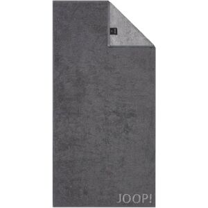 JOOP! Handtuch 50x100 DOUBLEFACE CLASSIC, Baumwolle - Schwarz