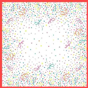 Mitteldecke Dunisilk Confetti 84x84 cm 20 Stück