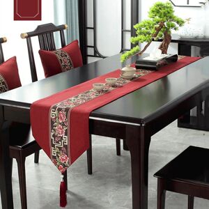 Feixxing Hochwertige Blumen Tischfahne Tee Kunst Tischdecke Lange Tische Matte Heißer Verkauf Neue Chinesische Stil Bett Flagge