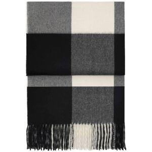 Elvang Denmark Elvang Whisper Decke aus Baby-Alpakawolle - black-cream - 130x200 cm