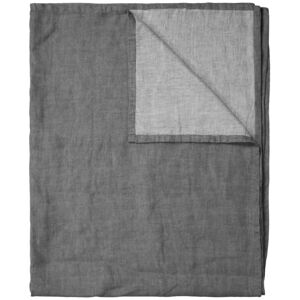 Marc O' Polo Decke aus Leinen - dark grey - 150x200 cm