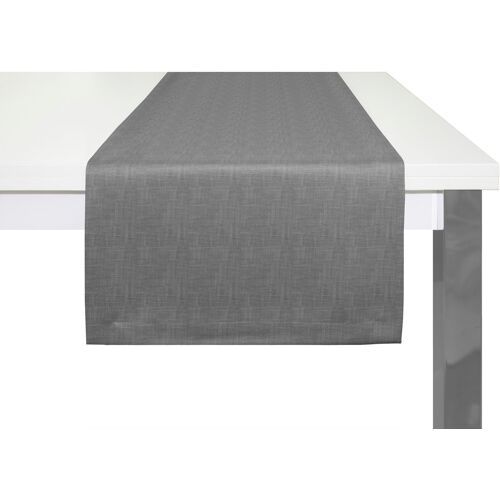 Tischläufer WIRTH "Wiessee" Tischdecken Gr. B/L: 140 cm x 50 cm, grau Tischläufer