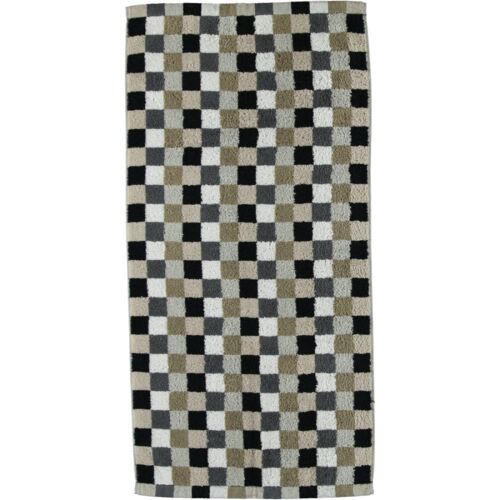 Cawö Lifestyle Cube Saunatuch – kiesel – 70×180 cm