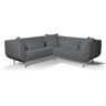 Dekoria Bezug für Strömstad 3+2-Sitzer Sofa, grau, Bezug für Stromstad 3+2-sitzer, City (704-86)