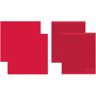 DDDDD Logo Kombiset 2 Küchentücher & 2 Geschirrtücher - red - 2 Tücher 60x65 cm + 2 Tücher 50x55 cm