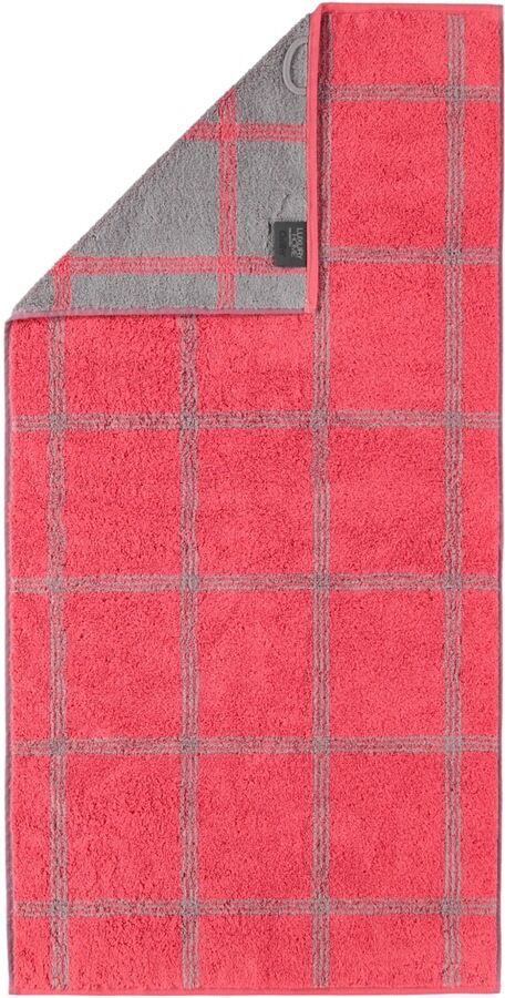 Cawö Cawö Handtücher Luxury Home Two-Tone Grafik 604 rot - 27