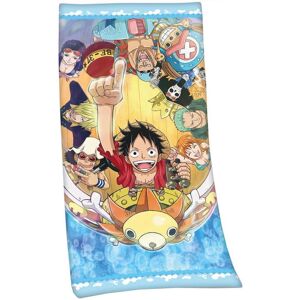 Herding One Piece Velour Håndklæde Straw Hat Pirates 75 x 150 cm