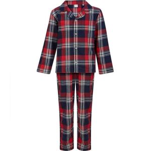 SF Minni Langt pyjamasæt i Tartan til børn/unge