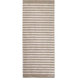 JOOP! Håndklæder Classic Stripes Saunahåndklæde Sand 80 x 200 cm