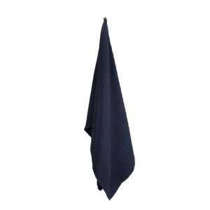 The Organic Company Big Waffle Towel and Blanket 150x100 cm - Dark Blue OUTLET