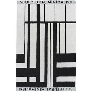 Kristina Dam Studio Minimal Towel Cotton 100x150 cm - Black/Off White