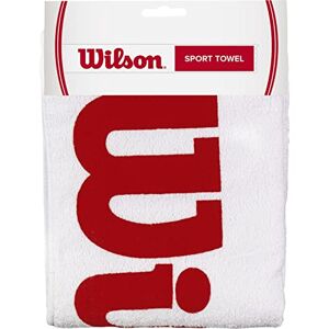 Wilson Unisex Erwachsene Sport Towel Handtuch, White/Red, NS EU