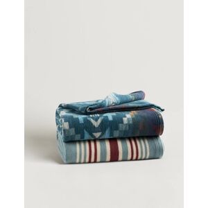 Pendleton Blanket Set 2-Pack Carico/Marine Stripe men One size Blå,Grøn