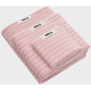 Tekla Hand Towel 50x90 Shaded Pink Stripes 50x90