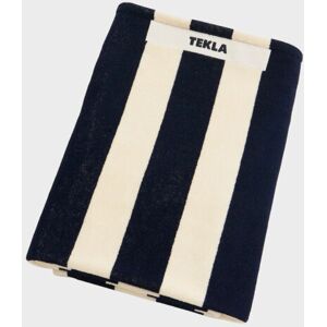 Tekla Beach Towel Navy Stripes 100x180