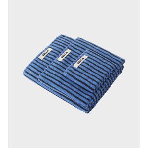 Tekla Hand Towel 50x90 Blue/Black ONESIZE