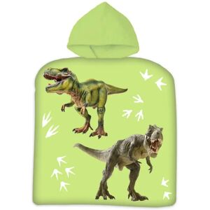 Licens Badeponcho - Børnehåndklæde - Dinosaurus - 50x100 cm - 100% Bomuld