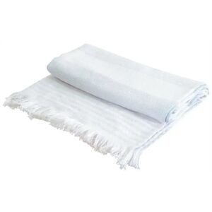 By Borg Hammam badehåndklæde - 70x140 cm - Lyseblå - 100% Bomuld - Hammam håndklæder fra