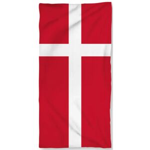 Licens Badehåndklæde - Dannebrog flag - 70x140 cm - 100% Bomuld håndklæde